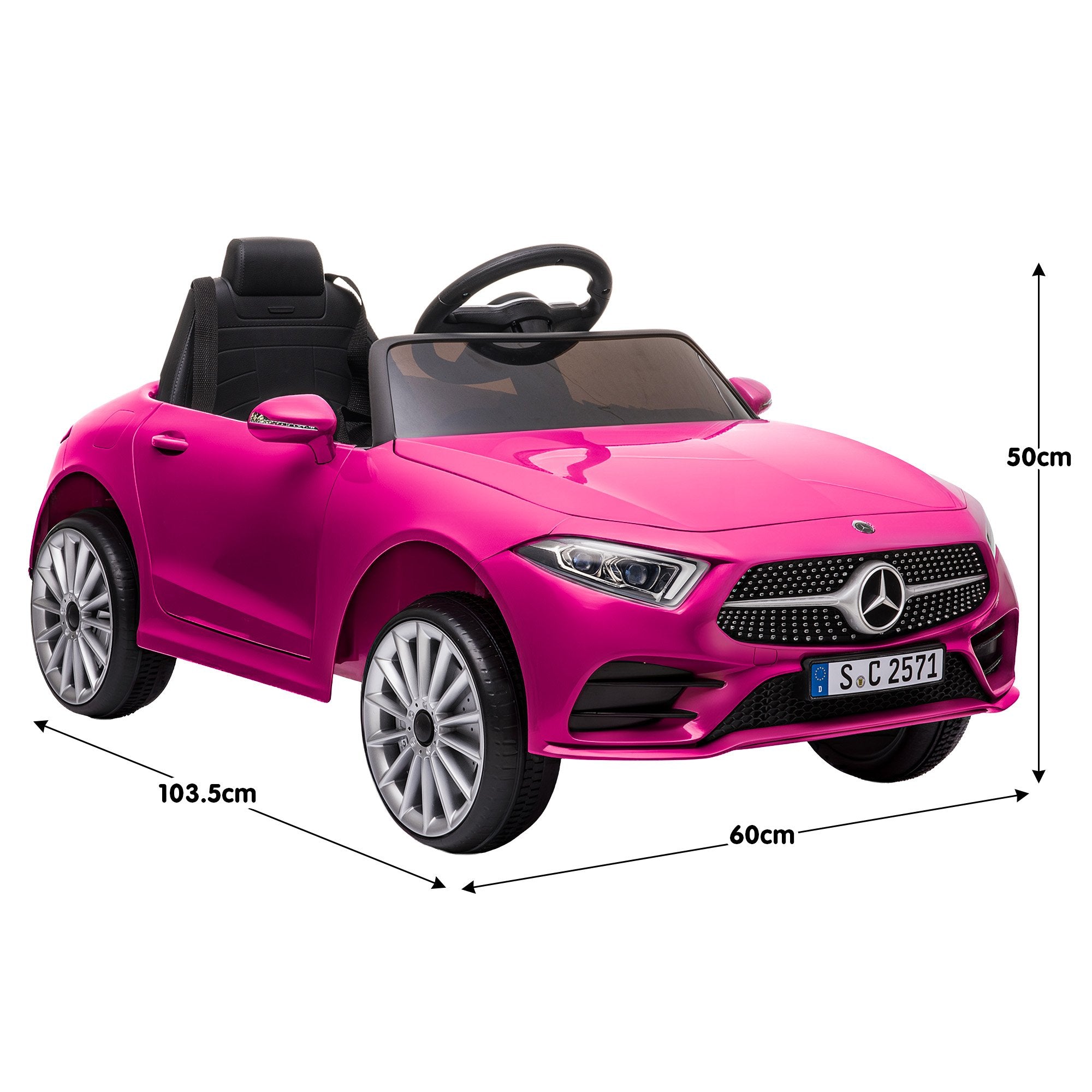 Kahuna Mercedes Benz CLS 350 Kids Electric Ride On Car with Remote Control - Pink V240-CAR-CLS-350-PK