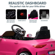 Kahuna Mercedes Benz CLS 350 Kids Electric Ride On Car with Remote Control - Pink V240-CAR-CLS-350-PK