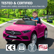Kahuna Mercedes Benz CLS 350 Kids Electric Ride On Car with Remote Control - Pink V240-CAR-CLS-350-PK