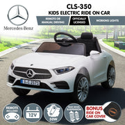 Kahuna Mercedes Benz CLS 350 Kids Electric Ride On Car with Remote Control - White V240-CAR-CLS-350-WH