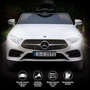 Kahuna Mercedes Benz CLS 350 Kids Electric Ride On Car with Remote Control - White V240-CAR-CLS-350-WH