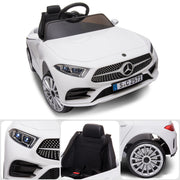 Kahuna Mercedes Benz CLS 350 Kids Electric Ride On Car with Remote Control - White V240-CAR-CLS-350-WH