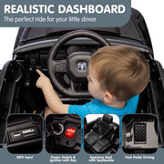 Kahuna Ram 1500 RHO Kids Electric Ride On Car with Remote Control V240-CAR-DDR-618-BK