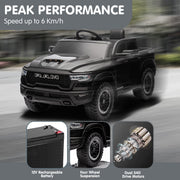 Kahuna Ram 1500 RHO Kids Electric Ride On Car with Remote Control V240-CAR-DDR-618-BK
