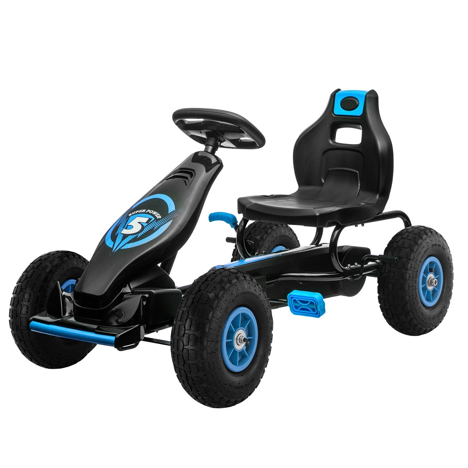 Kahuna G18 Kids Ride On Pedal Go Kart - Blue V240-CAR-G18-BU