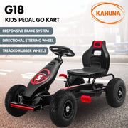 Kahuna G18 Kids Ride On Pedal Powered Go Kart Racing Style - Red V240-CAR-G18-RD