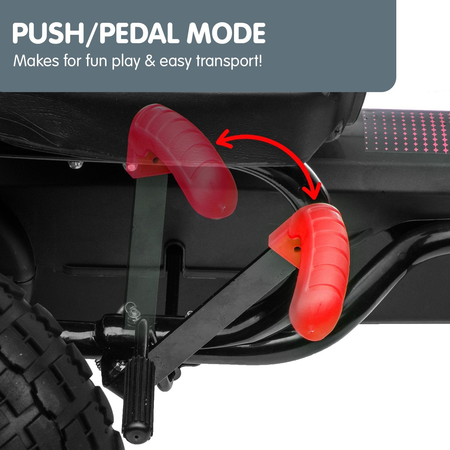 Kahuna G18 Kids Ride On Pedal Powered Go Kart Racing Style - Red V240-CAR-G18-RD