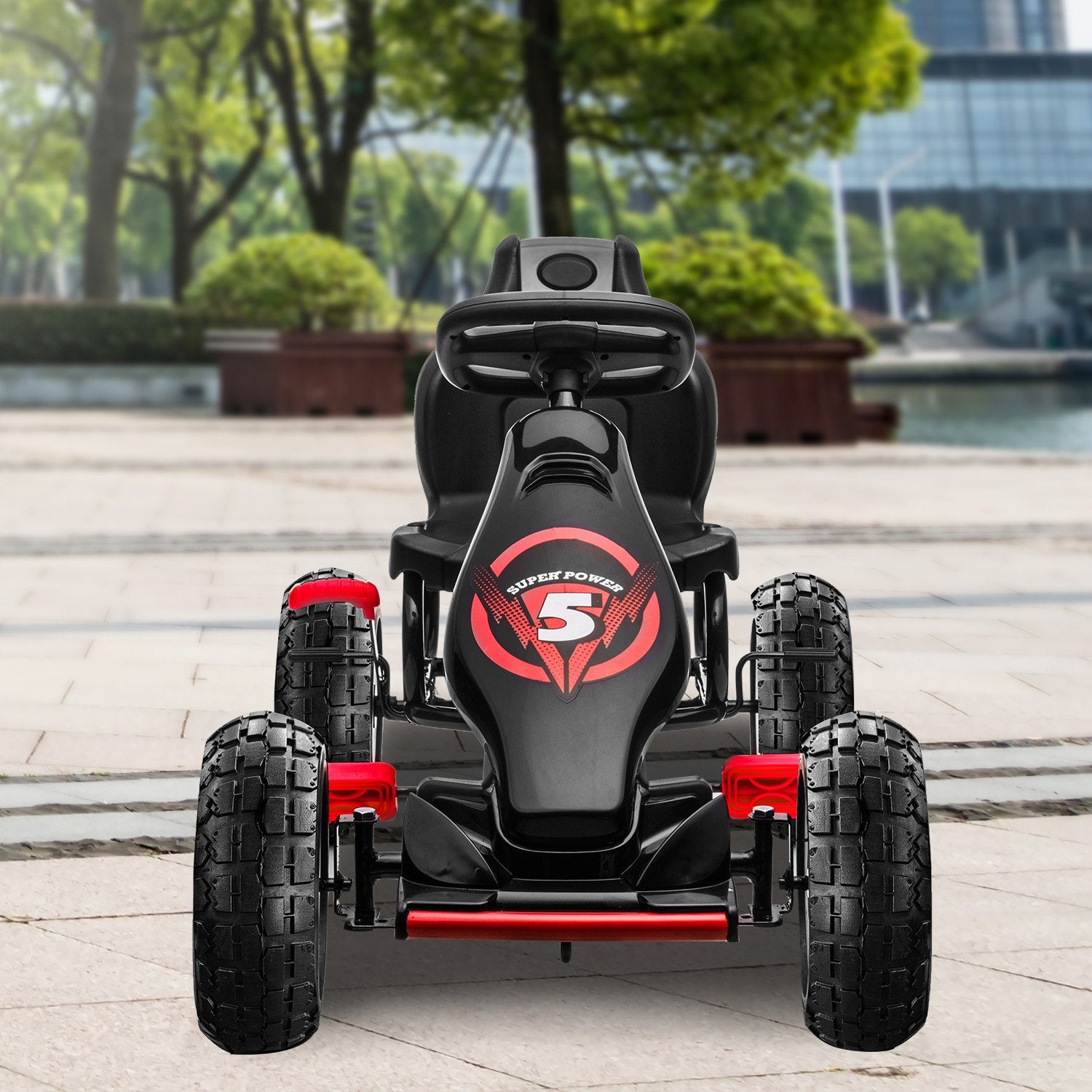 Kahuna G18 Kids Ride On Pedal Powered Go Kart Racing Style - Red V240-CAR-G18-RD