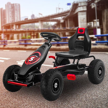 Kahuna G18 Kids Ride On Pedal Powered Go Kart Racing Style - Red V240-CAR-G18-RD