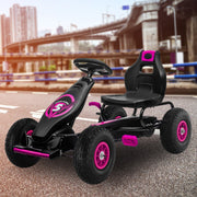 Kahuna G18 Kids Ride On Pedal Go Kart - Rose Pink V240-CAR-G18-RPK
