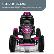 Kahuna G18 Kids Ride On Pedal Go Kart - Rose Pink V240-CAR-G18-RPK