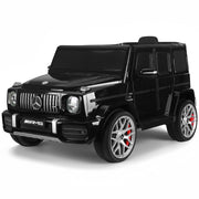 Kahuna Mercedes Benz AMG Licensed G63 Kids Electric Ride On Car Remote Control Dual 25W Motors Music Player V240-CAR-G63-S306-BK