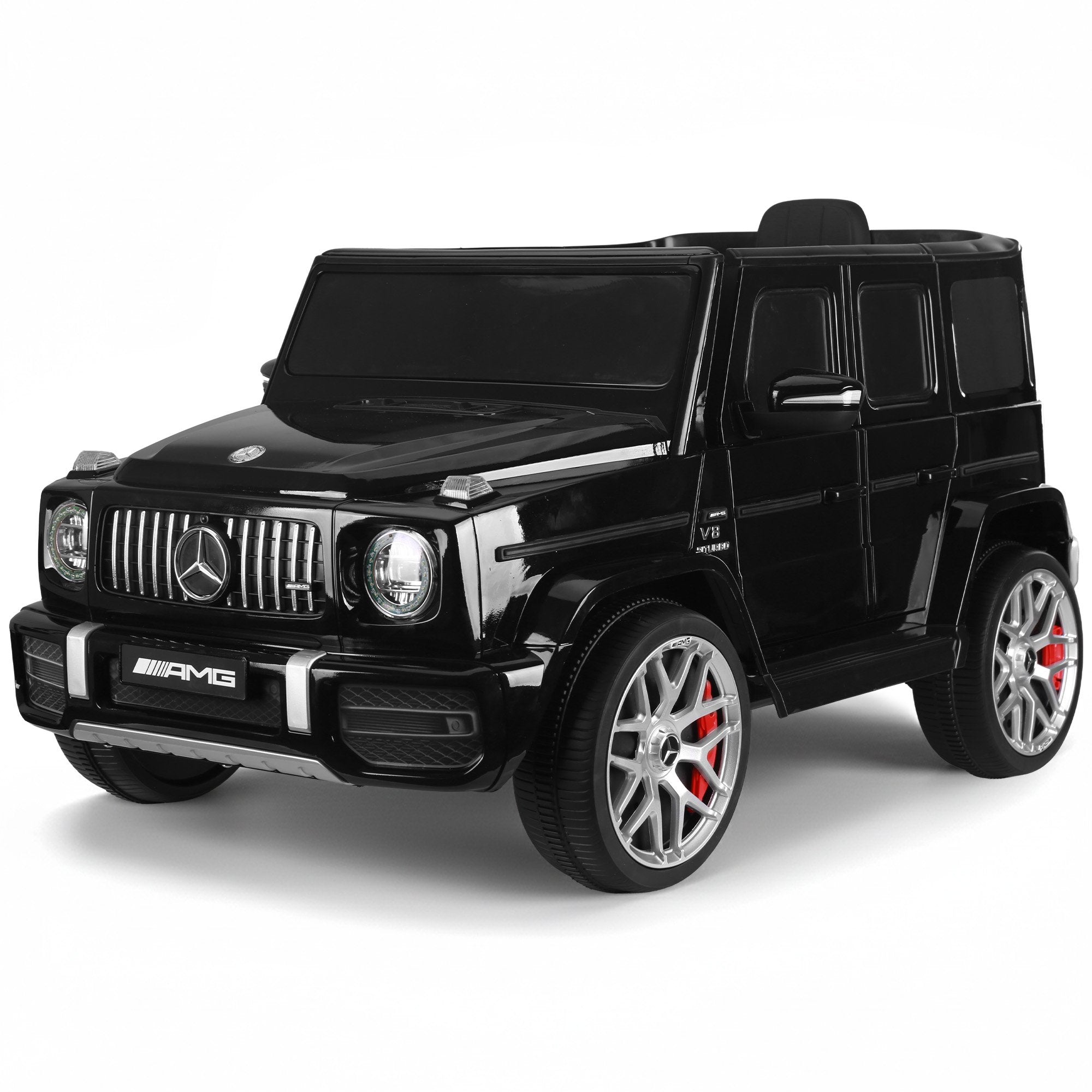 Kahuna Mercedes Benz AMG Licensed G63 Kids Electric Ride On Car Remote Control Dual 25W Motors Music Player V240-CAR-G63-S306-BK
