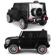 Kahuna Mercedes Benz AMG Licensed G63 Kids Electric Ride On Car Remote Control Dual 25W Motors Music Player V240-CAR-G63-S306-BK