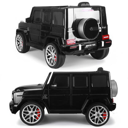 Kahuna Mercedes Benz AMG Licensed G63 Kids Electric Ride On Car Remote Control Dual 25W Motors Music Player V240-CAR-G63-S306-BK