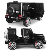 Kahuna Mercedes Benz AMG Licensed G63 Kids Electric Ride On Car Remote Control Dual 25W Motors Music Player V240-CAR-G63-S306-BK