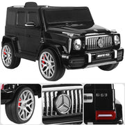 Kahuna Mercedes Benz AMG Licensed G63 Kids Electric Ride On Car Remote Control Dual 25W Motors Music Player V240-CAR-G63-S306-BK