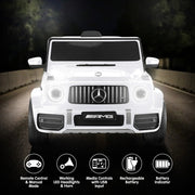 Kahuna Mercedes Benz AMG G63 Kids Electric Ride On Car w/ Remote Control - White V240-CAR-G63-S306-WH