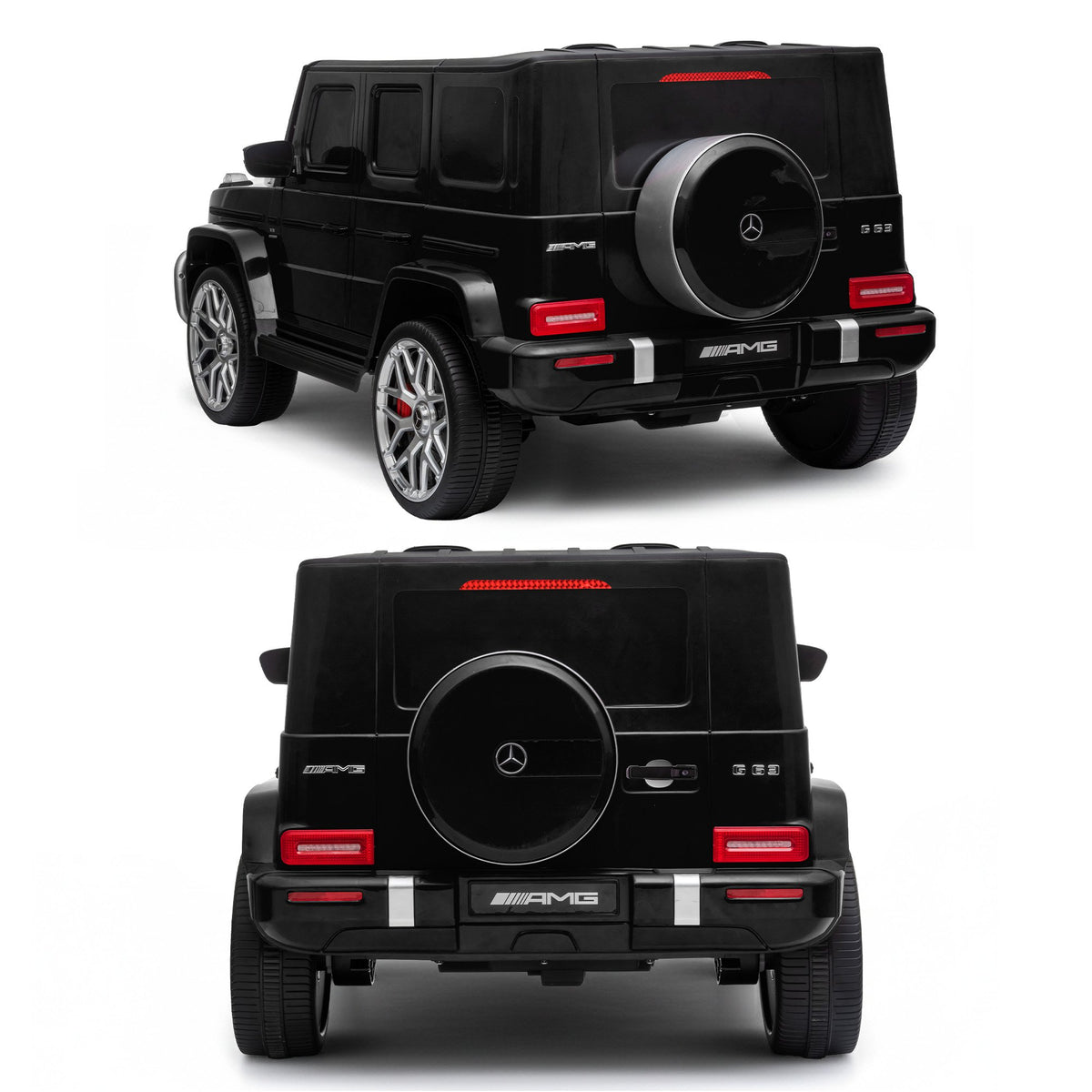 Kahuna Mercedes Benz AMG G63 Kids Electric Two Seater Ride On Car with Remote Control V240-CAR-G63-S307-BK