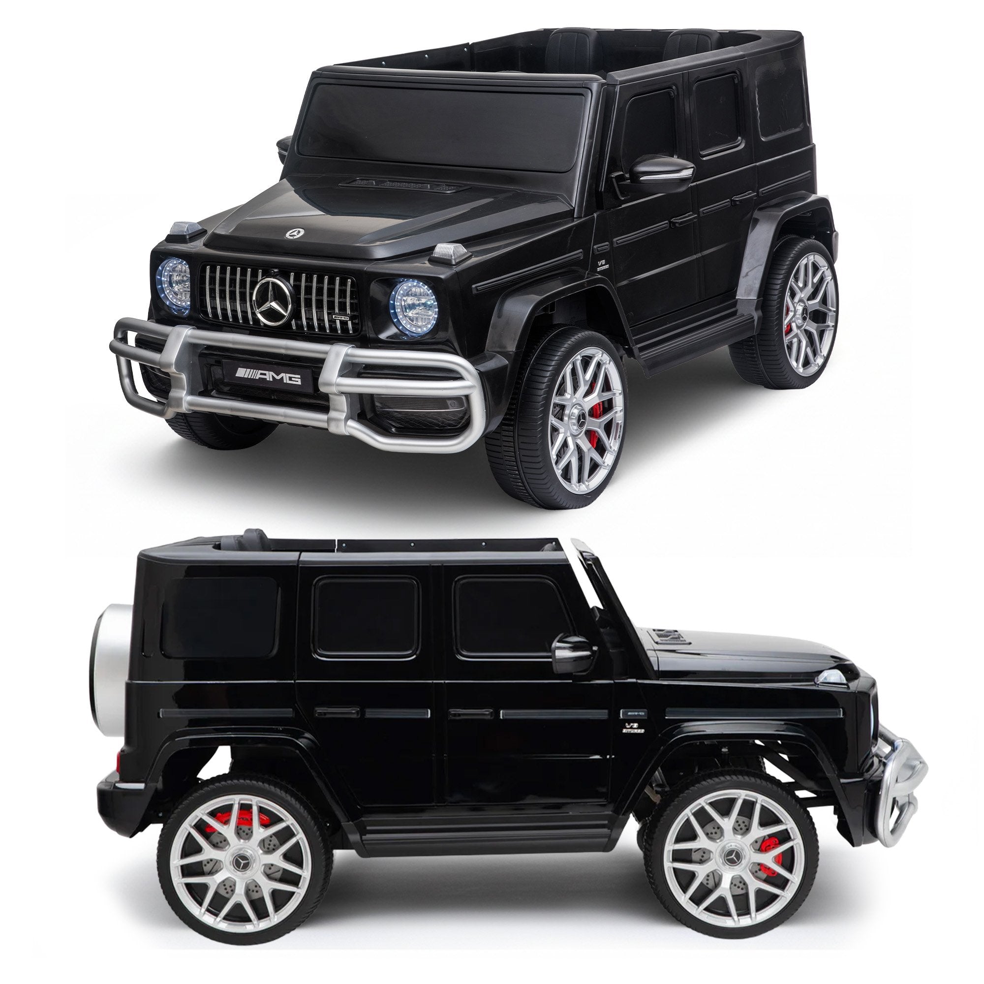 Kahuna Mercedes Benz AMG G63 Kids Electric Two Seater Ride On Car with Remote Control V240-CAR-G63-S307-BK