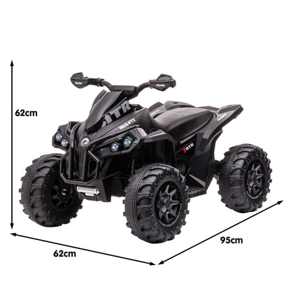 Kahuna GTS99 Kids Electric Ride On Quad Bike Toy ATV 50W - Black V240-CAR-GTS-1199-BK