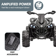 Kahuna GTS99 Kids Electric Ride On Quad Bike Toy ATV 50W - Black V240-CAR-GTS-1199-BK