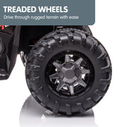 Kahuna GTS99 Kids Electric Ride On Quad Bike Toy ATV 50W - Black V240-CAR-GTS-1199-BK