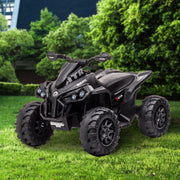 Kahuna GTS99 Kids Electric Ride On Quad Bike Toy ATV 50W - Black V240-CAR-GTS-1199-BK