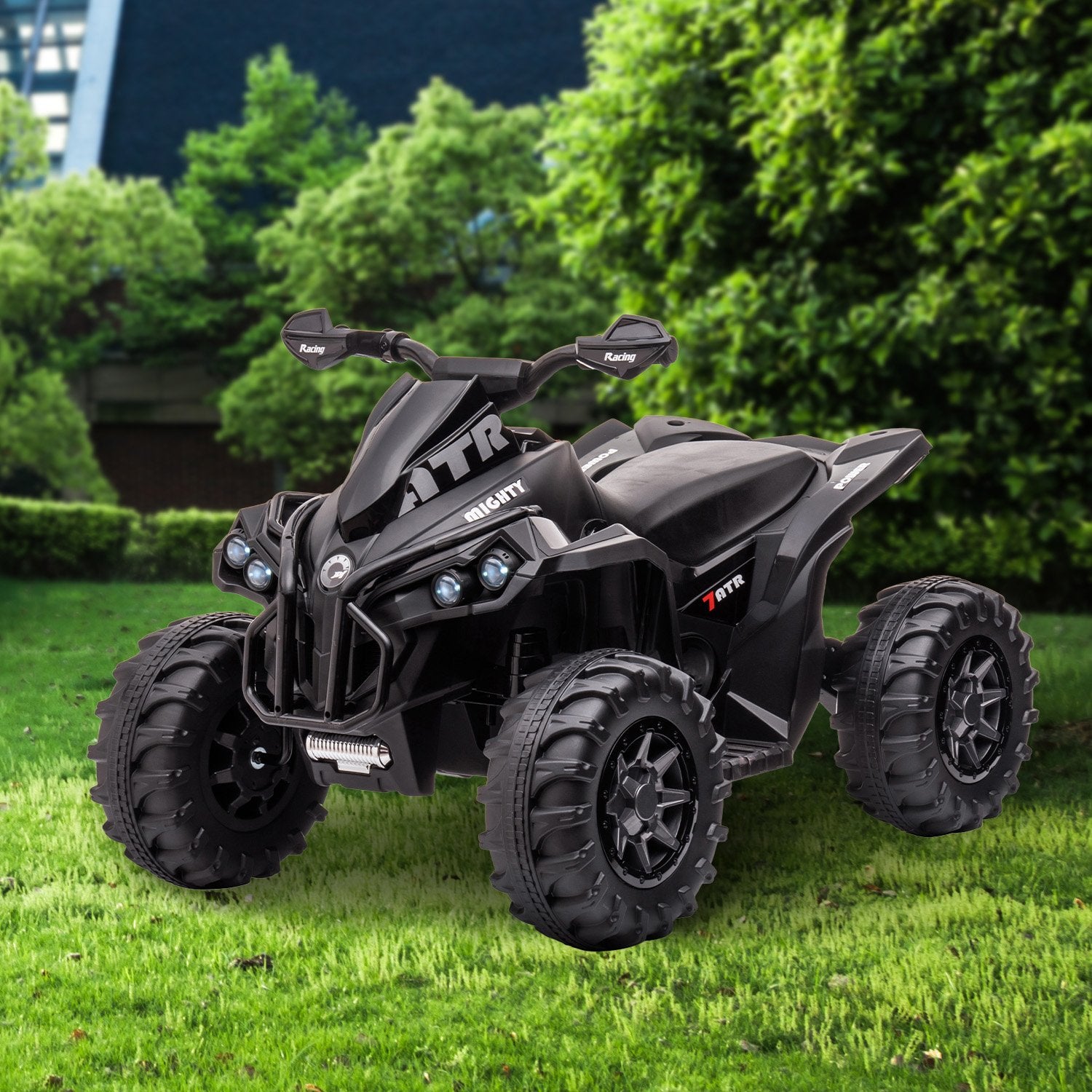 Kahuna GTS99 Kids Electric Ride On Quad Bike Toy ATV 50W - Black V240-CAR-GTS-1199-BK