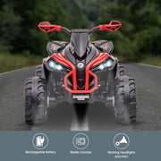 Kahuna GTS99 Kids Electric Ride On Quad Bike Toy ATV 50W - Red V240-CAR-GTS-1199-RD