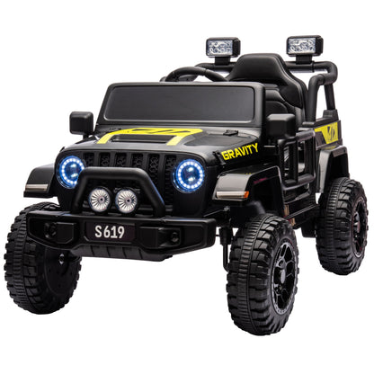 Kahuna S619 Gravity Kids Electric Ride On Car - Black V240-CAR-KAH-S619-BK