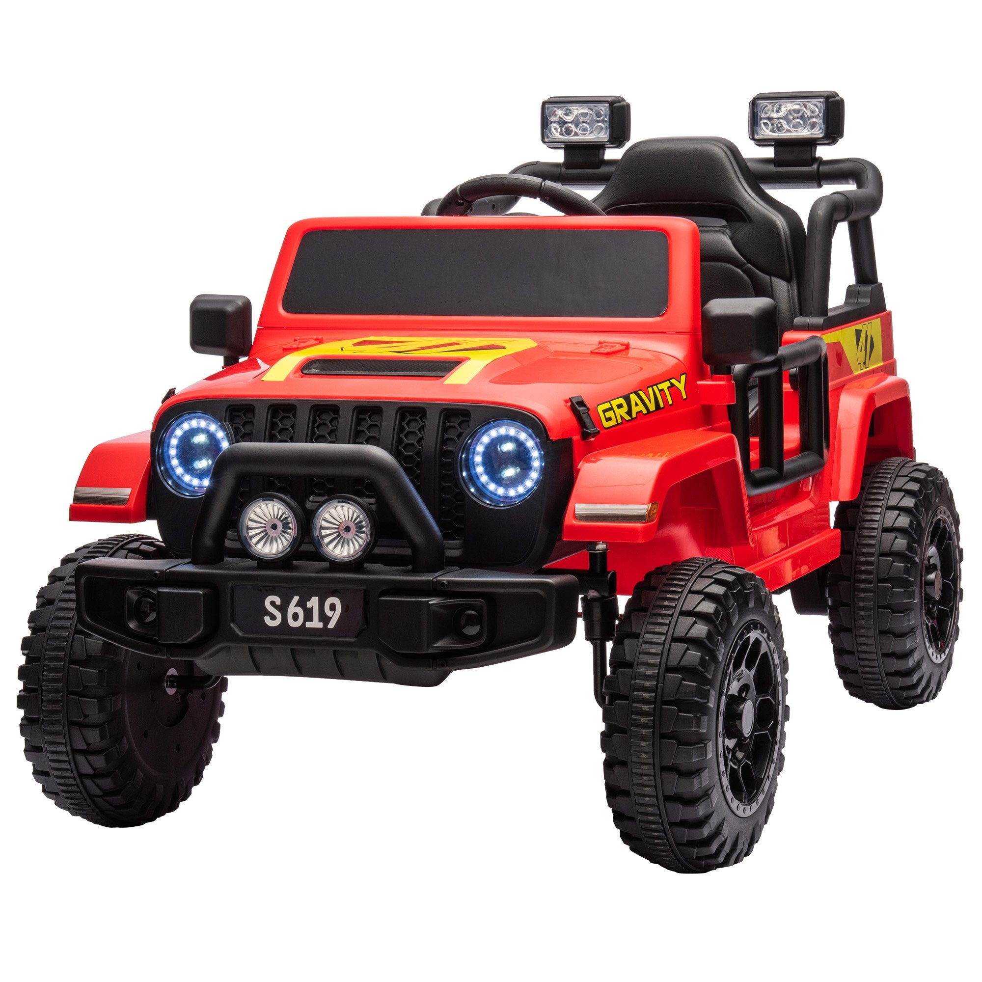Kahuna S619 Gravity Kids Electric Ride On Car - Red V240-CAR-KAH-S619-RD
