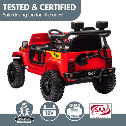 Kahuna S619 Gravity Kids Electric Ride On Car - Red V240-CAR-KAH-S619-RD