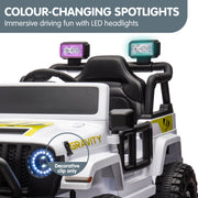 Kahuna S619 Gravity Kids Electric Ride On Car - White V240-CAR-KAH-S619-WH