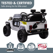 Kahuna S619 Gravity Kids Electric Ride On Car - White V240-CAR-KAH-S619-WH