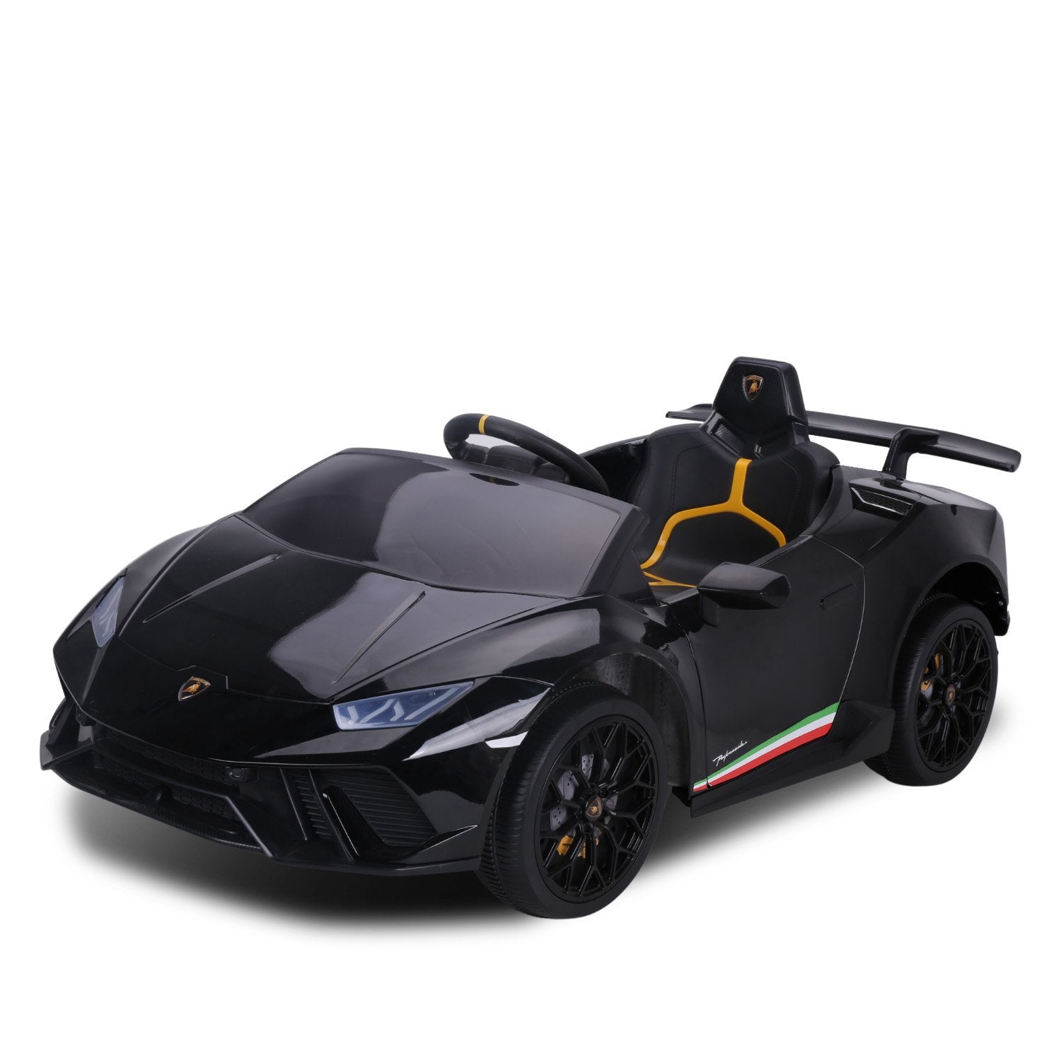 Kahuna Lamborghini Performante Kids Electric Ride On Car Remote Control - Black V240-CAR-LAM-BK