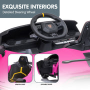 Kahuna Lamborghini Performante Kids Electric Ride On Car Remote Control by Kahuna - Pink V240-CAR-LAM-PK