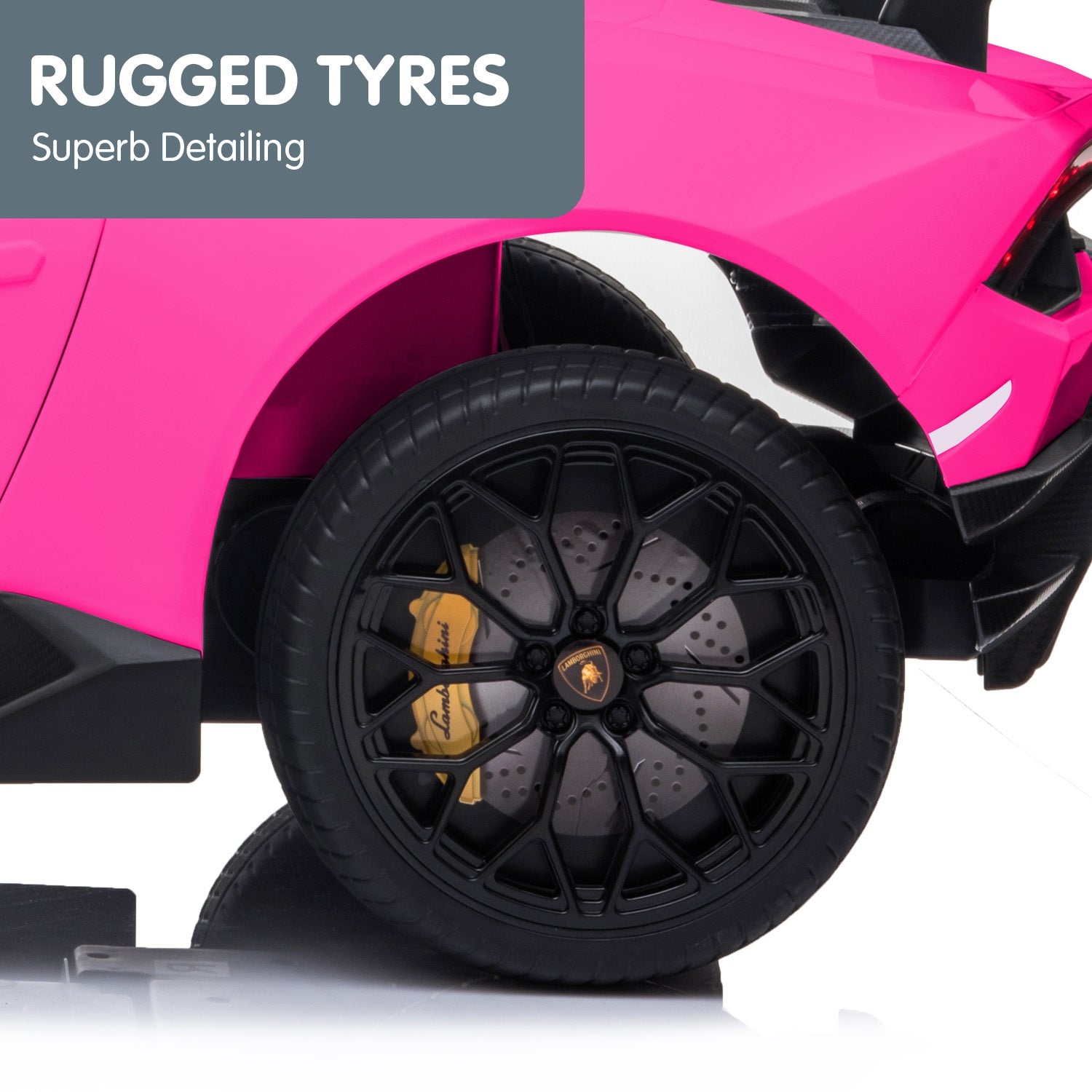 Kahuna Lamborghini Performante Kids Electric Ride On Car Remote Control by Kahuna - Pink V240-CAR-LAM-PK