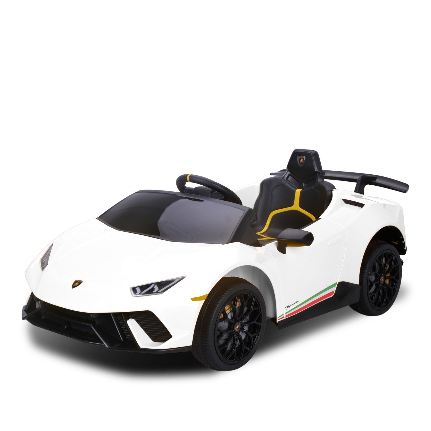 Kahuna Lamborghini Performante Kids Electric Ride On Car Remote Control by Kahuna - White V240-CAR-LAM-WH