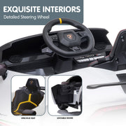 Kahuna Lamborghini Performante Kids Electric Ride On Car Remote Control by Kahuna - White V240-CAR-LAM-WH