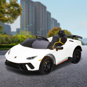 Kahuna Lamborghini Performante Kids Electric Ride On Car Remote Control by Kahuna - White V240-CAR-LAM-WH