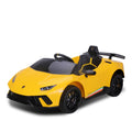 Kahuna Lamborghini Performante Kids Electric Ride On Car Remote Control - Yellow V240-CAR-LAM-YL