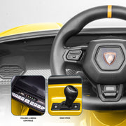 Kahuna Lamborghini Performante Kids Electric Ride On Car Remote Control - Yellow V240-CAR-LAM-YL