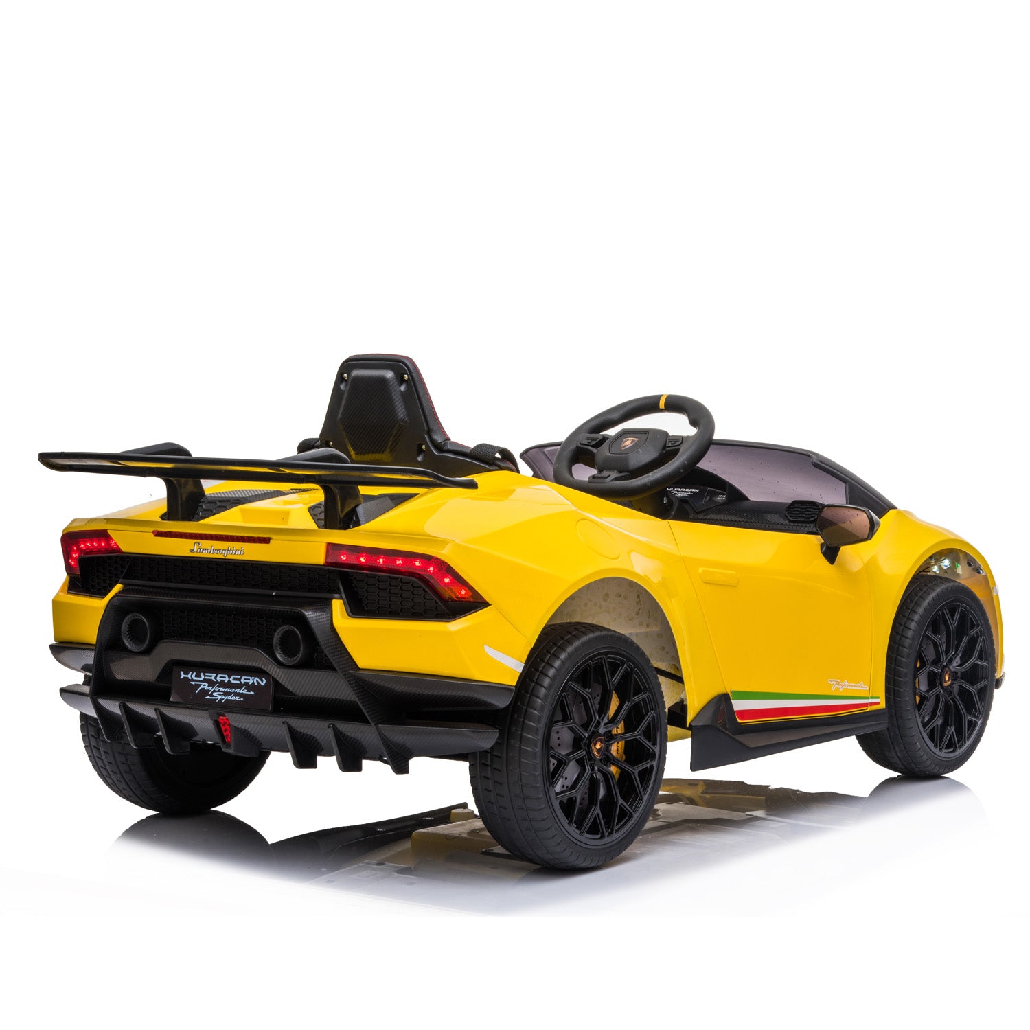 Kahuna Lamborghini Performante Kids Electric Ride On Car Remote Control - Yellow V240-CAR-LAM-YL