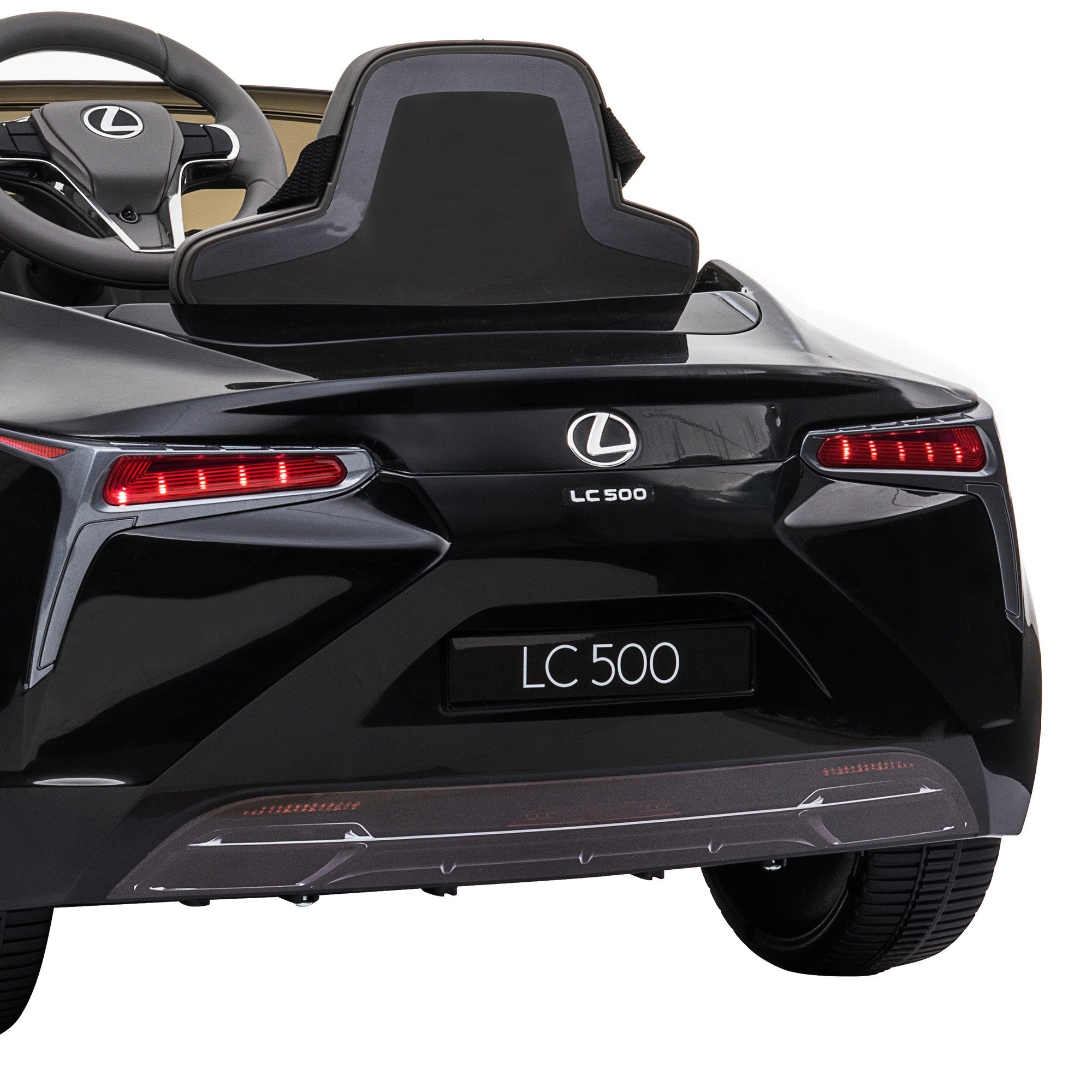 Kahuna Licensed Lexus LC 500 Kids Electric Ride On Car - Black V240-CAR-LEX-1618-BK