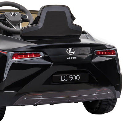 Kahuna Licensed Lexus LC 500 Kids Electric Ride On Car - Black V240-CAR-LEX-1618-BK