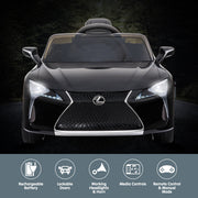 Kahuna Licensed Lexus LC 500 Kids Electric Ride On Car - Black V240-CAR-LEX-1618-BK