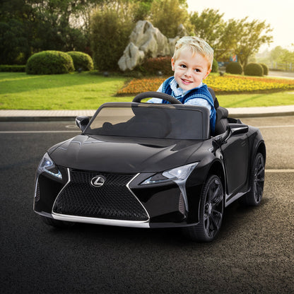 Kahuna Licensed Lexus LC 500 Kids Electric Ride On Car - Black V240-CAR-LEX-1618-BK