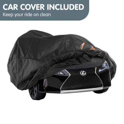 Kahuna Licensed Lexus LC 500 Kids Electric Ride On Car - Black V240-CAR-LEX-1618-BK
