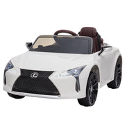 Kahuna Licensed Lexus Lc 500 Kids Electric Ride On Car - White V240-CAR-LEX-1618-WH